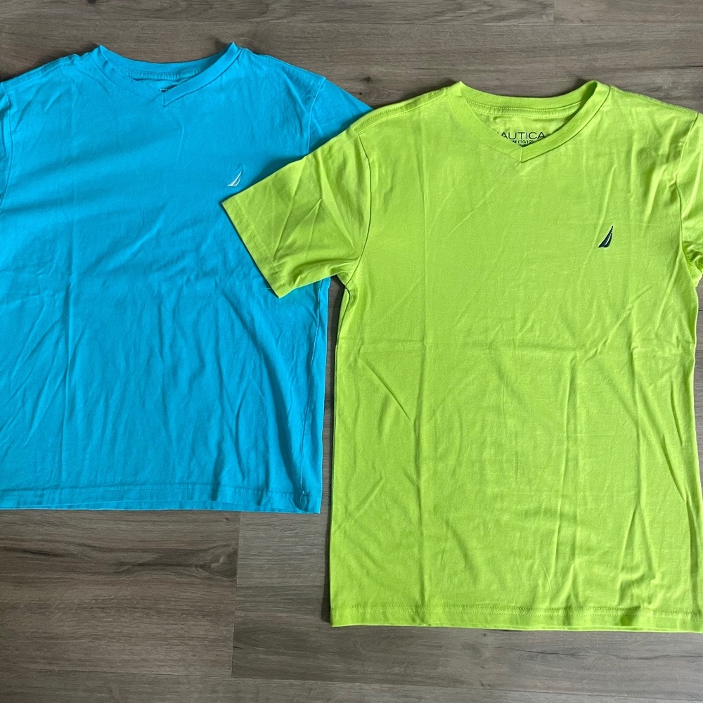 Bundle of two boys Nautica shirts size 10/12